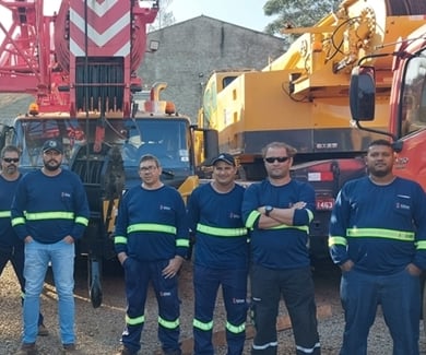 operadores de guindastes