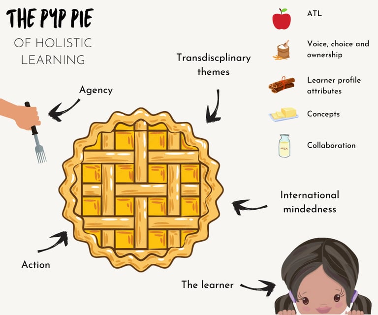 Bespoke infographic about the International Baccalaureate PYP