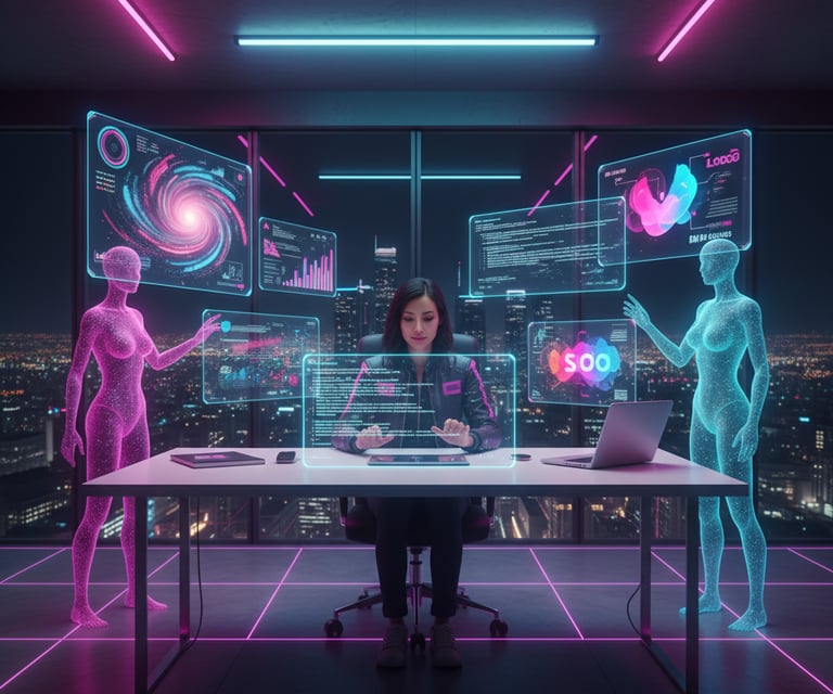 AI tools empowering a single entrepreneur to manage an entire marketing operation.