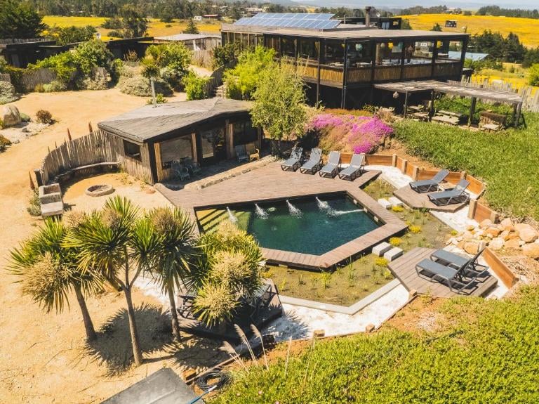 Cabañas en pichilemu con piscina