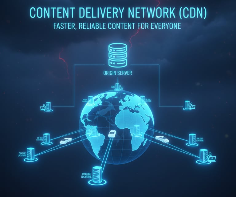 mạng lưới CDN là gì? giải thích dễ hiểu