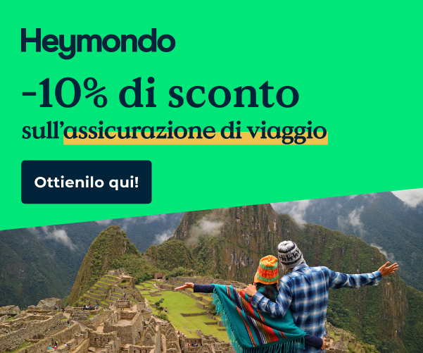 Heymondo Sconto assicurazione Viaggio con ViaggioVero