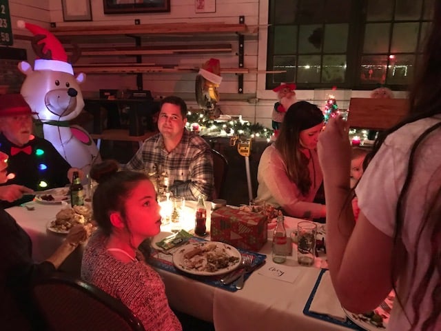 Willitts's with mouths agape for Merle Meyers