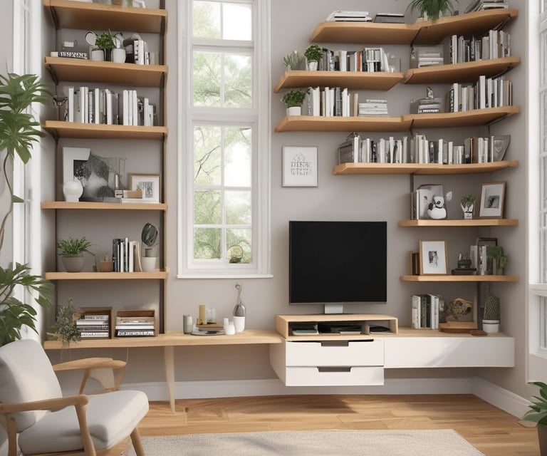 Bright living room with modern inventory