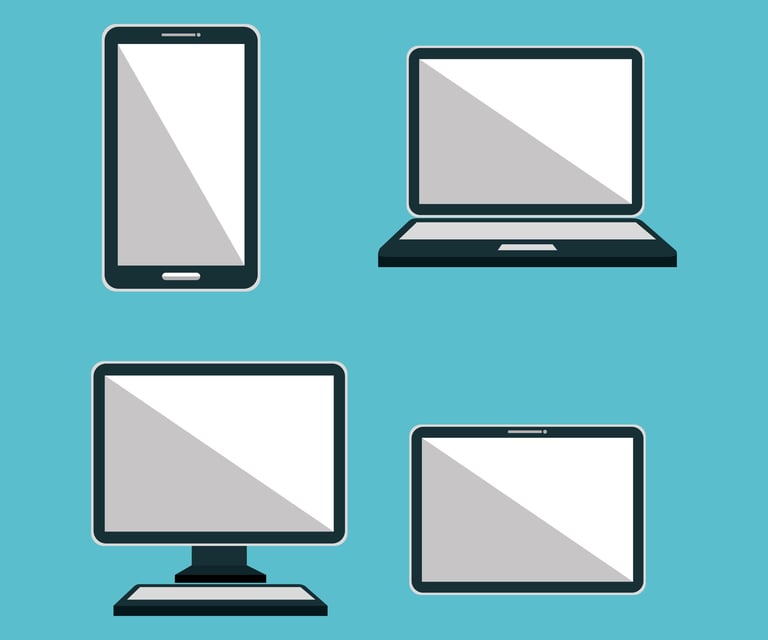 studiogstock - Freepik - Conjunto de dispositivos tecnológicos