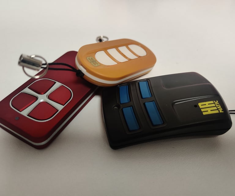 Vartų pultelių palyginimas: Avatar BeB 150m veikimo nuotolis prieš HR Matic ir Egoway modelius