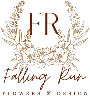 a logo for a flower shop