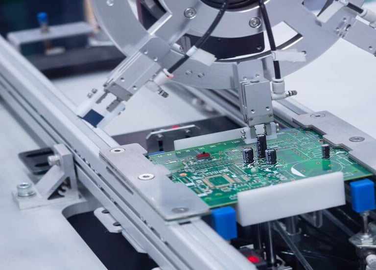 Omini: Advanced PCB fabrication with up to 40 layers, high-speed, high-frequency solutions.