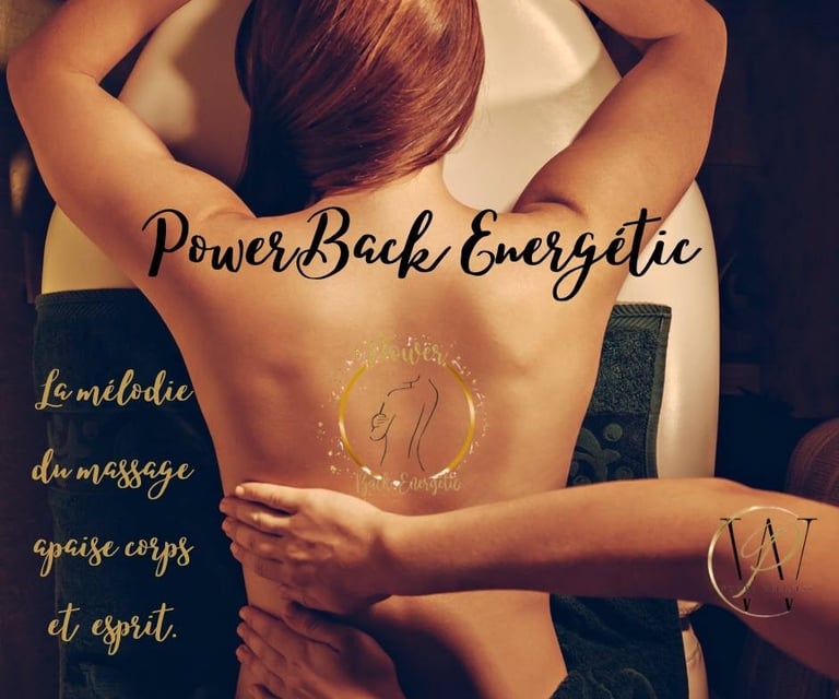 massage du dos Power back energetic Vibr'& Zen Aline COLLARD Fagnières -Chalons en Champagne
