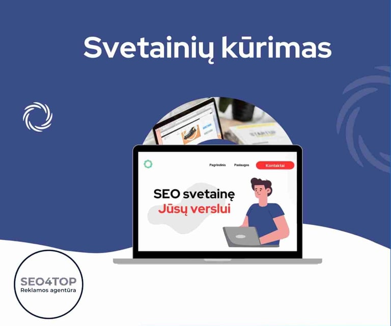 Svetainių kūrimas