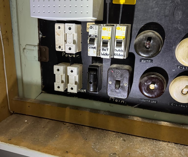 electrical systems that may no longer meet the demands of modern households.
