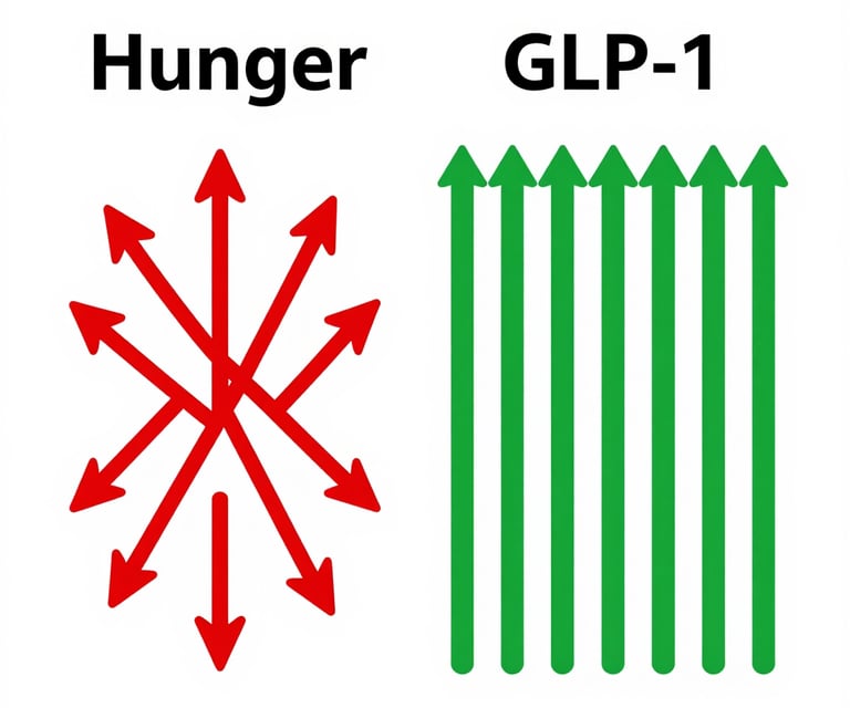 How semaglutide GLP-1 controls hunger hormones for weight loss with Yucca Health program