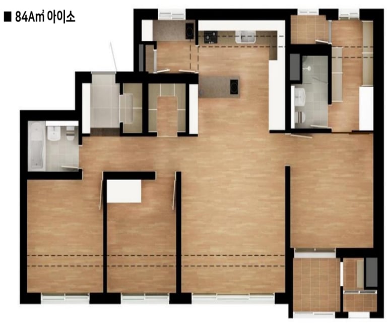 하남스타포레1.2차84A㎡
