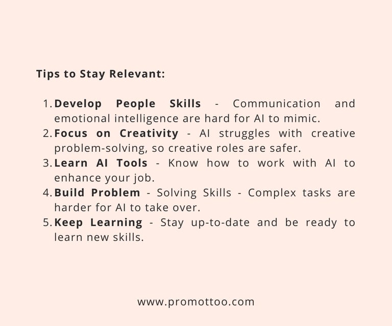 tips to stay relevant in AI Tech