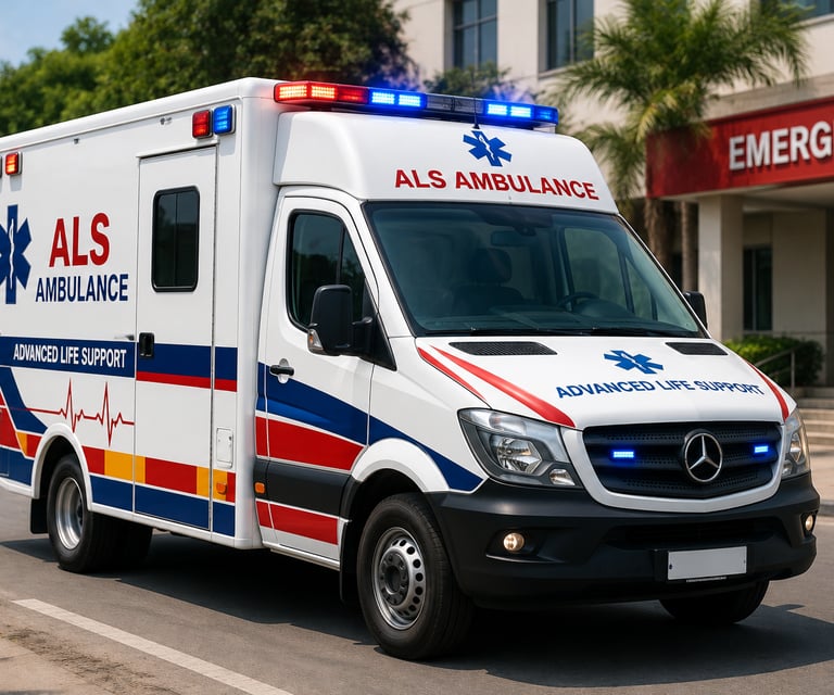 ALS Ambulance Service in Lucknow