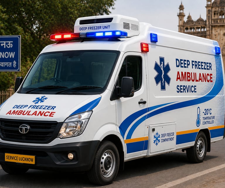 Deep Freezer Ambulance Service Lucknow