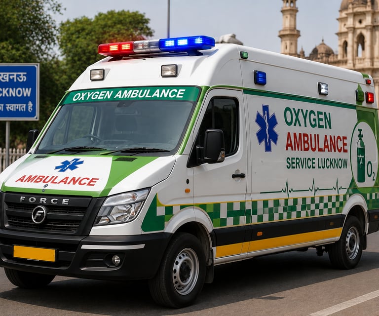 Oxygen Ambulance Service Lucknow