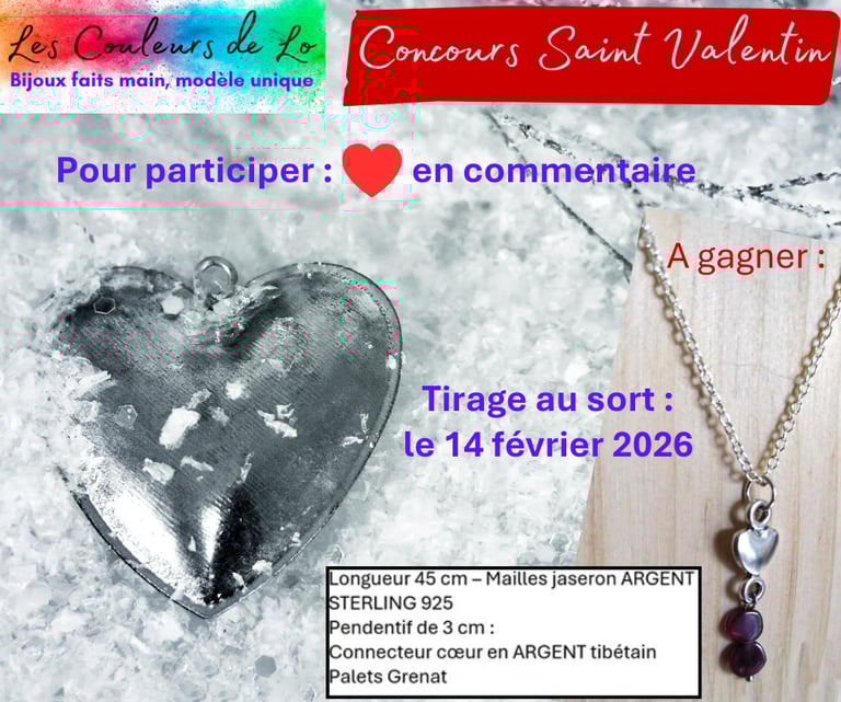 Concours Saint Valentin Les Couleurs de Lo