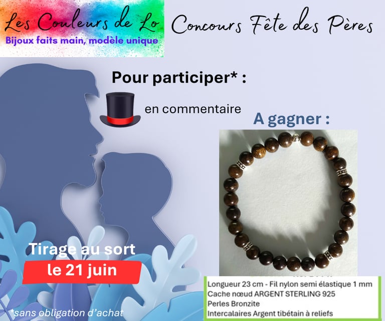 Concours Fête des Pères Les Couleurs de Lo