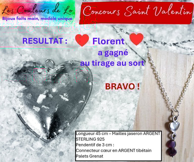 Concours Saint Valentin Les Couleurs de Lo