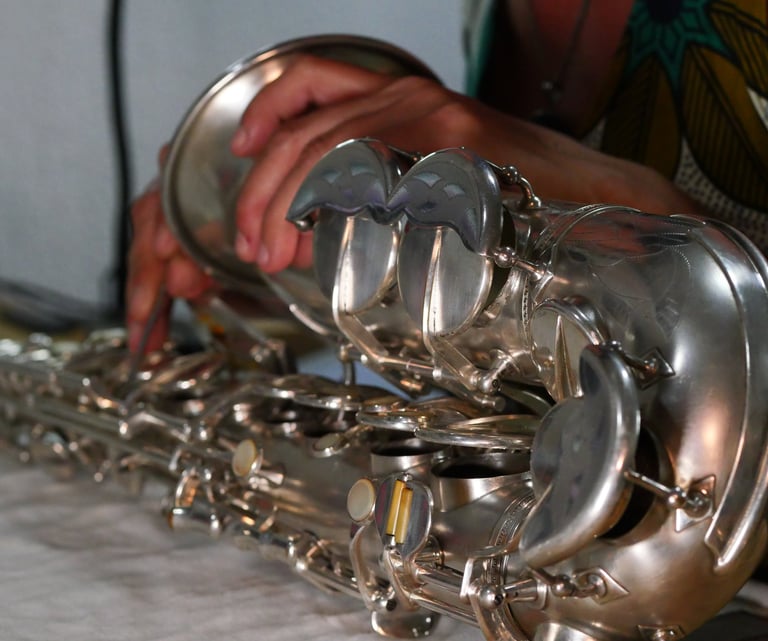 Photo d'un saxophone de la marque Pierret