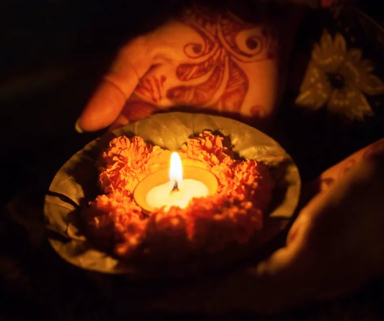 a lit candle for psychic reading in New York