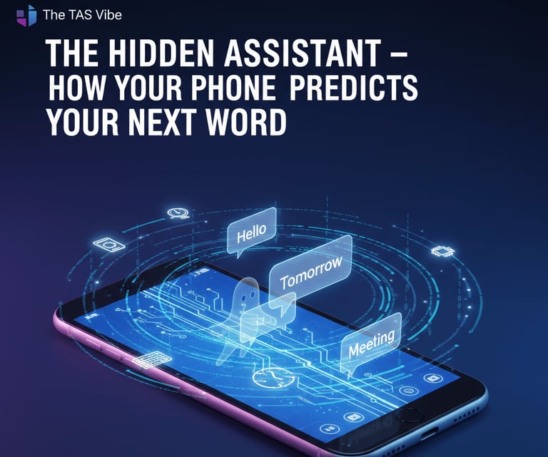 The Hidden Assistant – How Your Phone Predicts Your Next Word