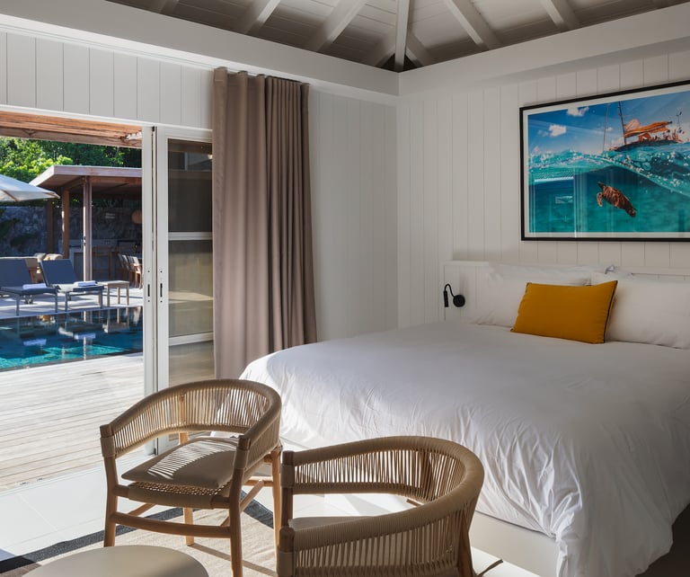 Bungalow 1 villa noah à st barthélémy plage de st jean