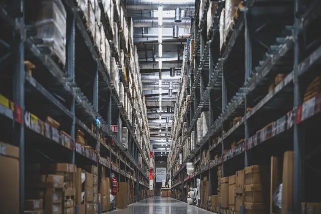 Rayonnage d'entrepôt de magasin