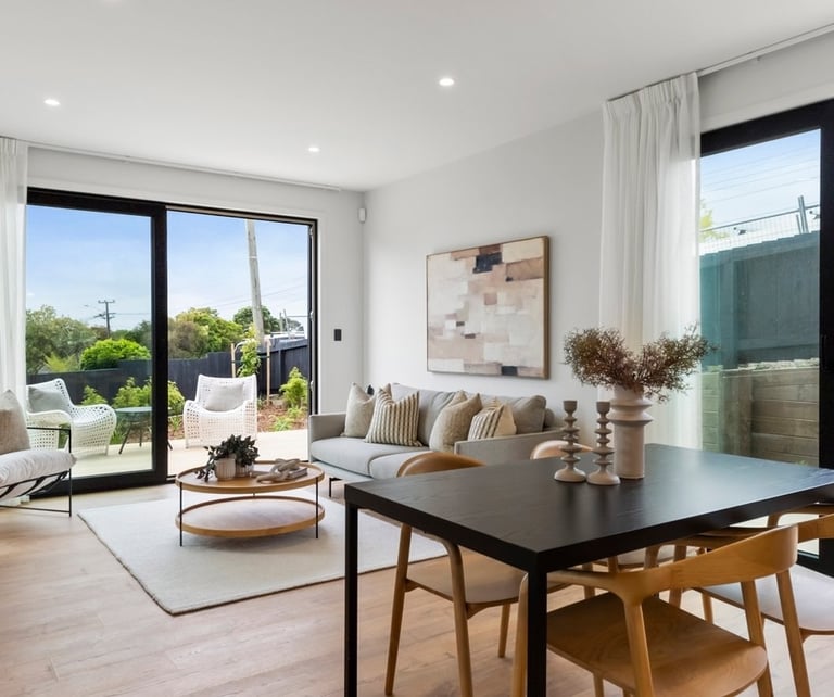 Living dining room Browns Bay new build