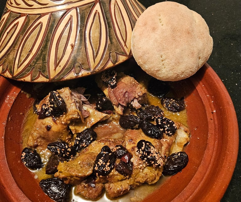 tagine de viande aux pruneaux