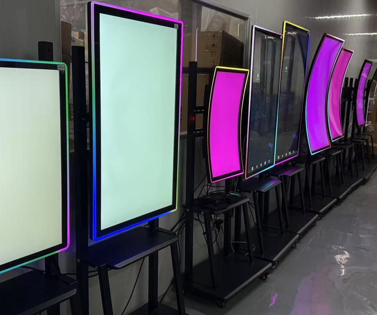 high Resolution Options for 4k c curved touch screen