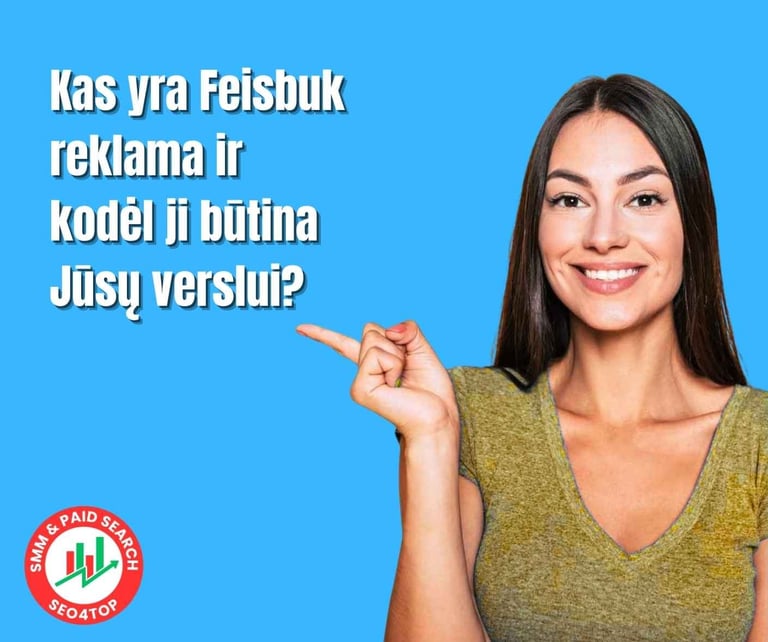 Kas yra Feisbuk reklama ir kodėl ji būtina Jūsų verslui?