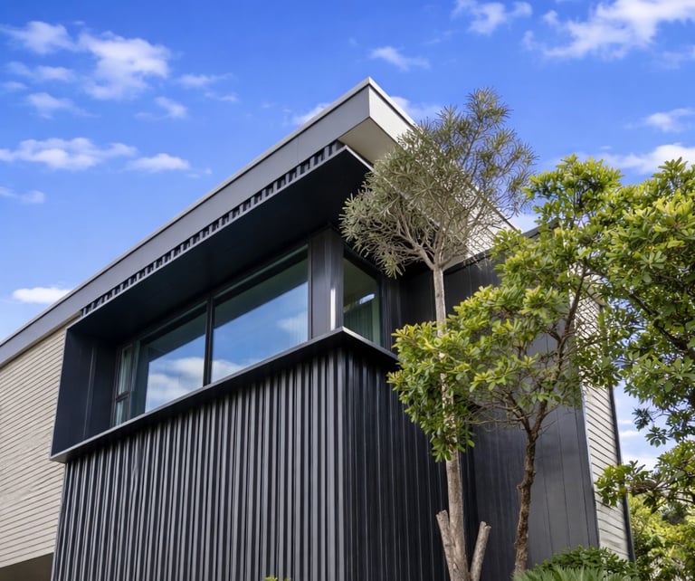 Modern reclad home - CHR Builders