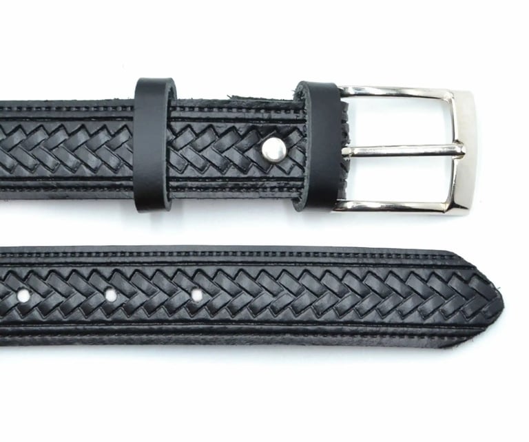 embossed leather belt wholesale production