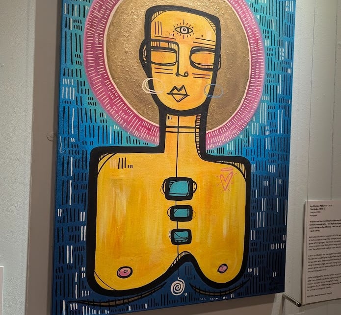 painting by trans artist Mister Samo