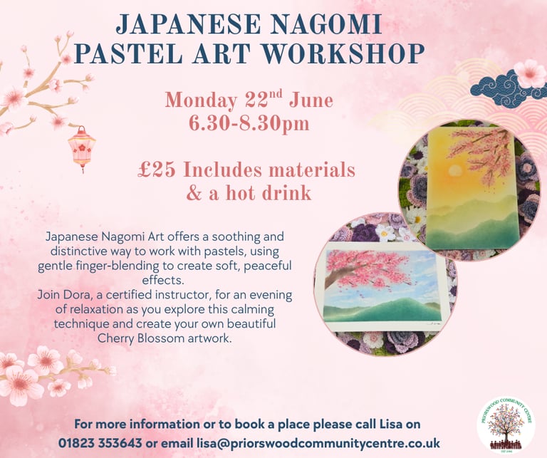 Japanese Nagomi Pastel Art Workshop Taunton