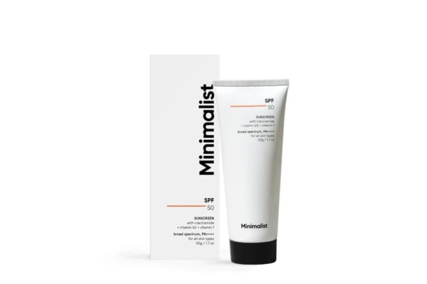 Minimalist sunscreen