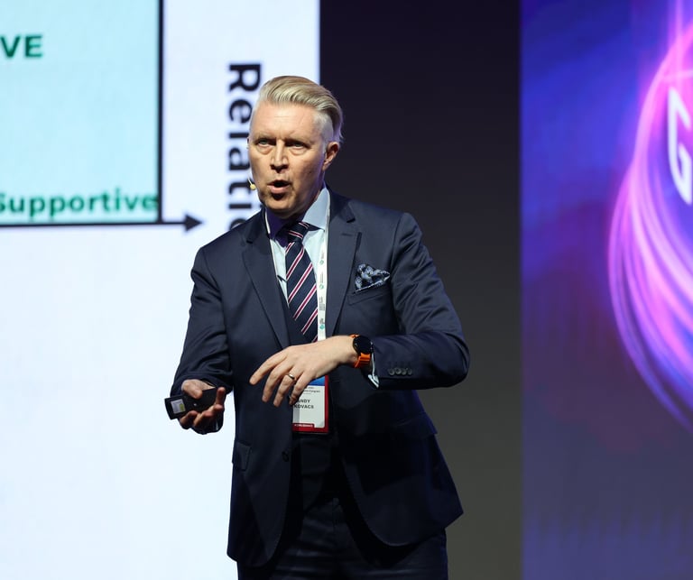 Andy Kovacs of ELC Consultants speaking at an audit conference about Internal Audit 