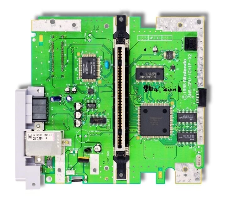 Placa SFC (Nº SNES-CPU-1CHIP-01/02) 1995