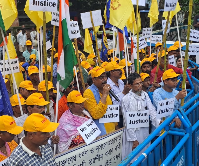 Today, on 27th August, under the call of the INSAF Party in support of the Moolnibasi Front, the doc