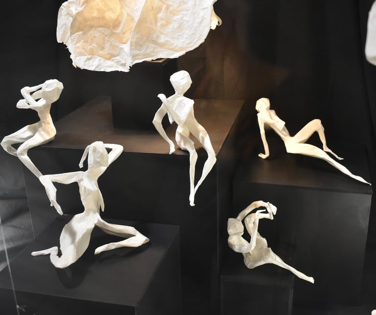 installations sculpture papier millau