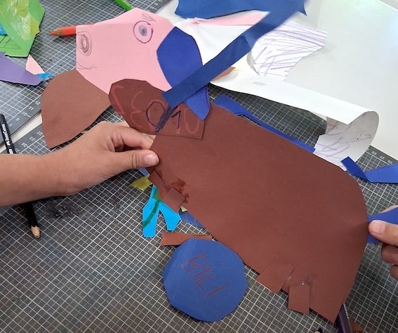 Eigene Idee: Gebastelter Hund