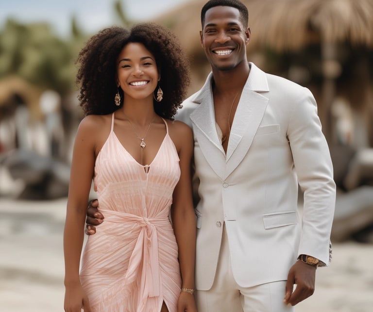 A collection of cosmetics is neatly displayed, including a makeup brush, a black zippered pouch, and several rose-gold capped jars. A tube that reads 'nude by nature' is partially visible, suggesting a beauty product brand.