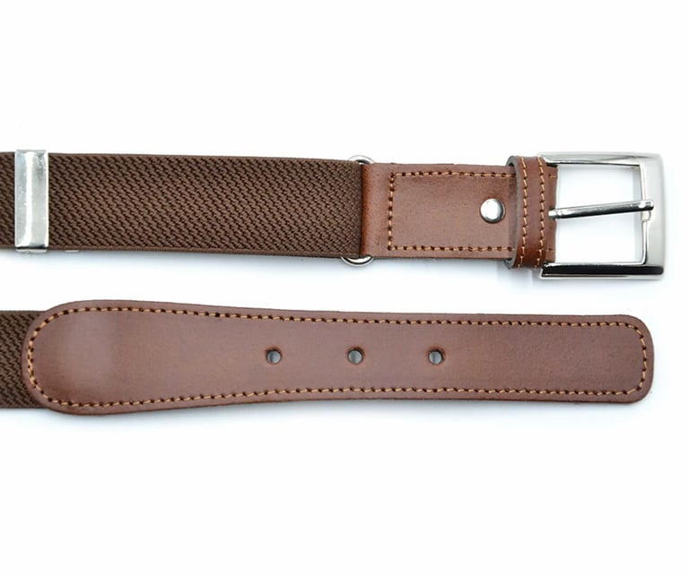 elastic belt with leather trim manufacturer