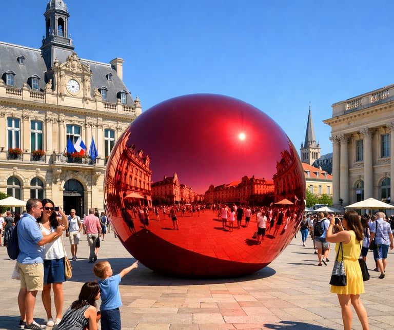 Sphère monumentale pour décor mémorable