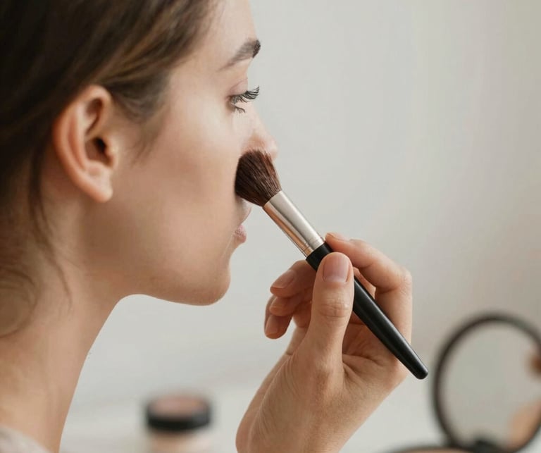 Maquillage mariée réalisé à l’institut