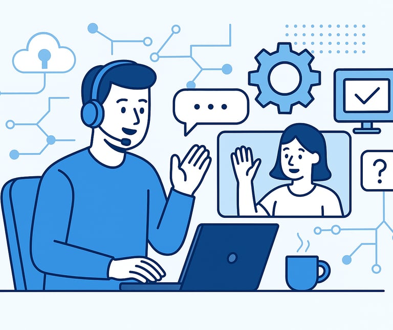 Support utilisateurs et support technique pour TPE/PME