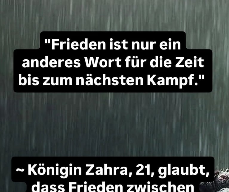 Existence Zitat von Königin Zahra