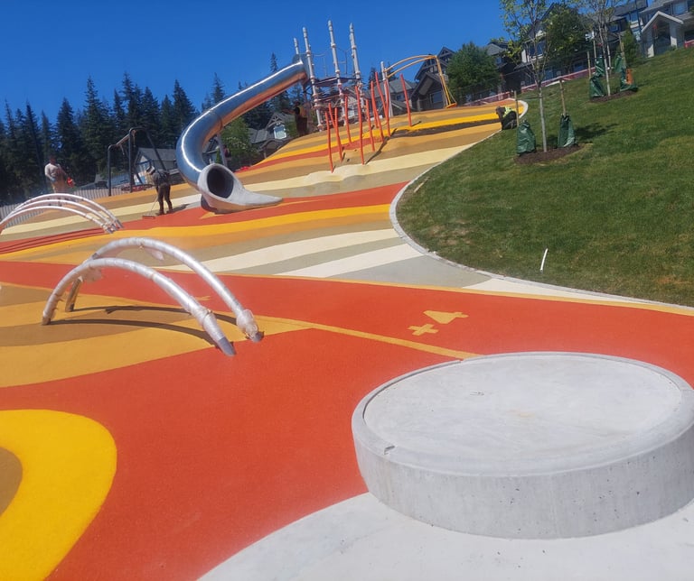 FirstBase slope play surface